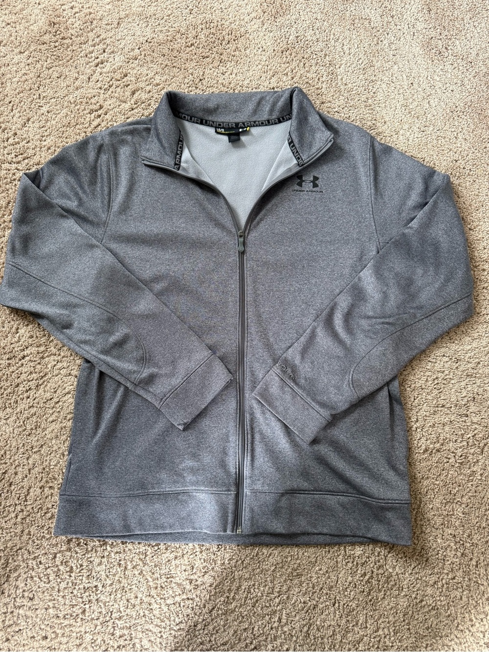 Under Armour Gray Full-Zip Performance Jacket